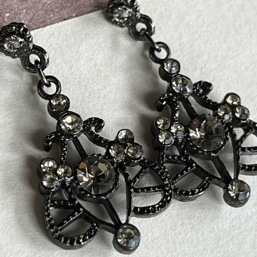 Chandelier Victorian Earrings Italian Vintage